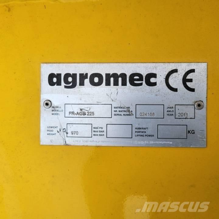 Agromec FR-225 Segadoras y cortadoras de hojas para pasto
