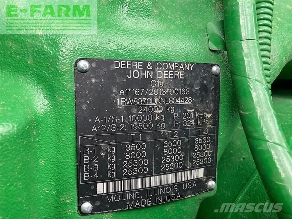 John Deere 8rx370 Tractores