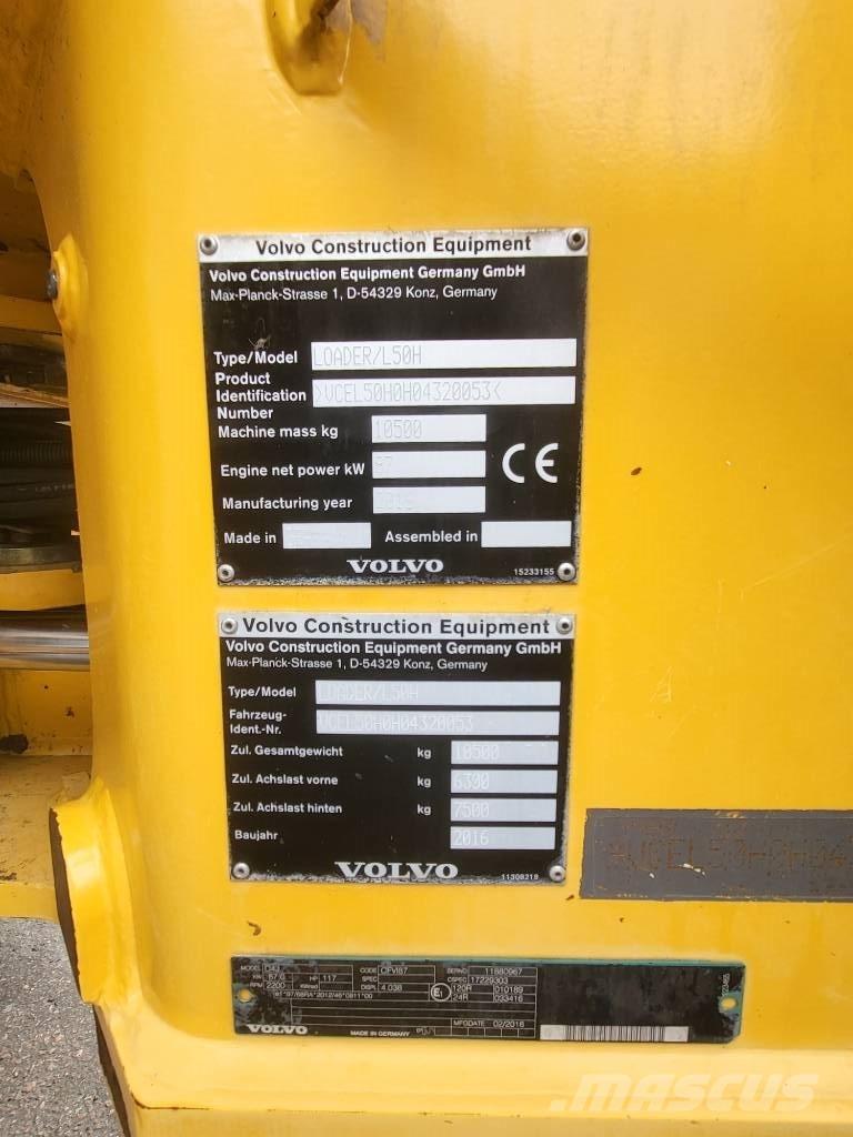 Volvo L 50 H Cargadoras sobre ruedas