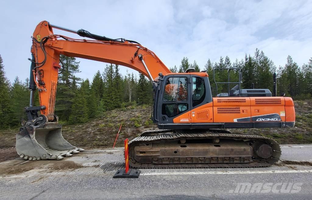 Doosan DX 340 LC Excavadoras sobre orugas