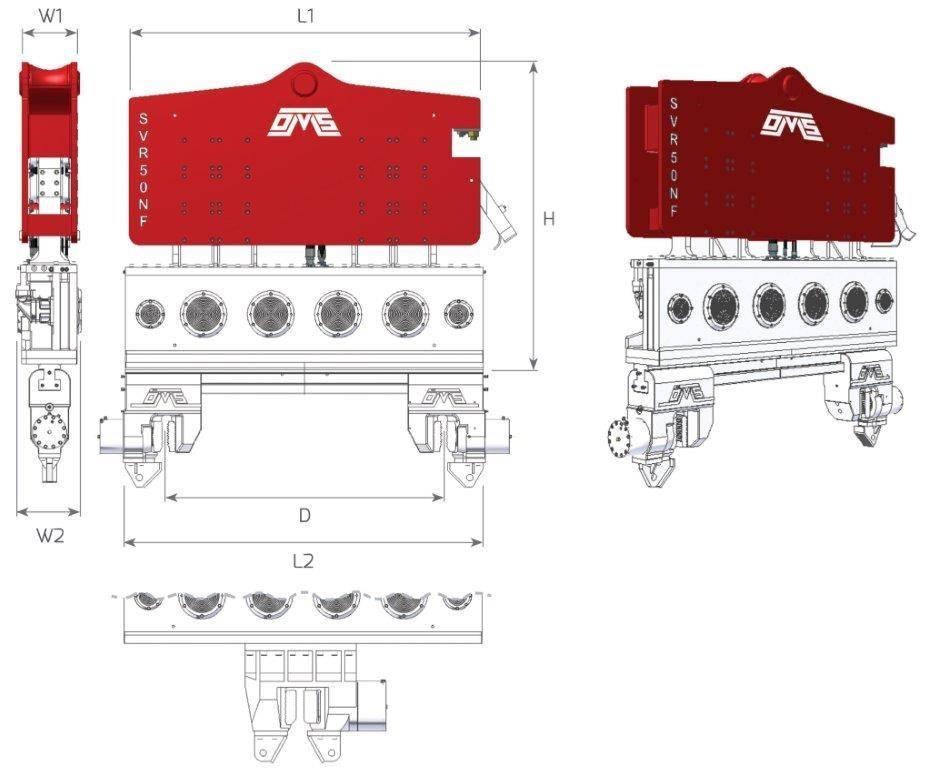  SVR 50NF Martinetes vibradores