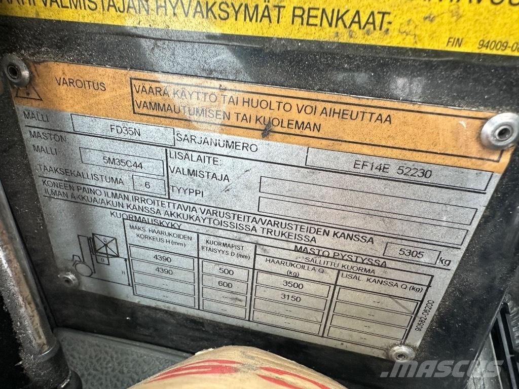 Mitsubishi FD 35 N Camiones diesel