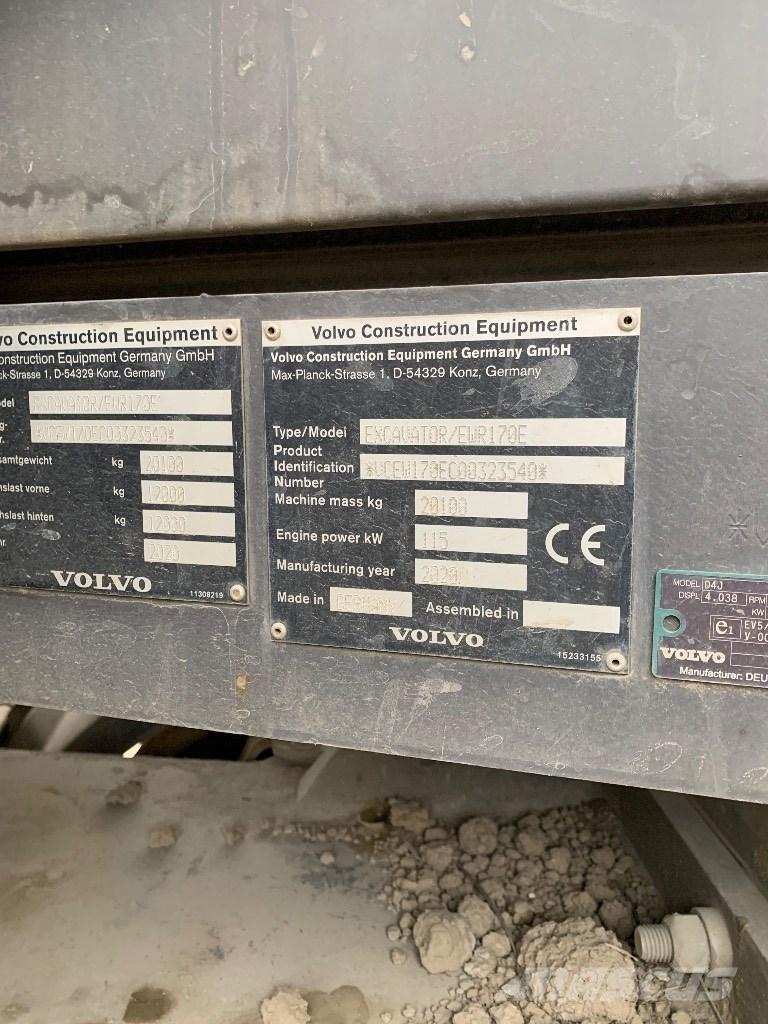 Volvo EWR 170 E Excavadoras de ruedas