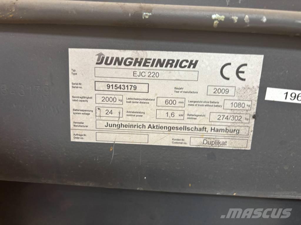 Jungheinrich EJC220 Montacargas manual