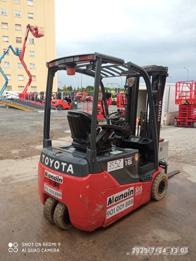 Toyota 8FBE16T Carretillas de horquilla eléctrica