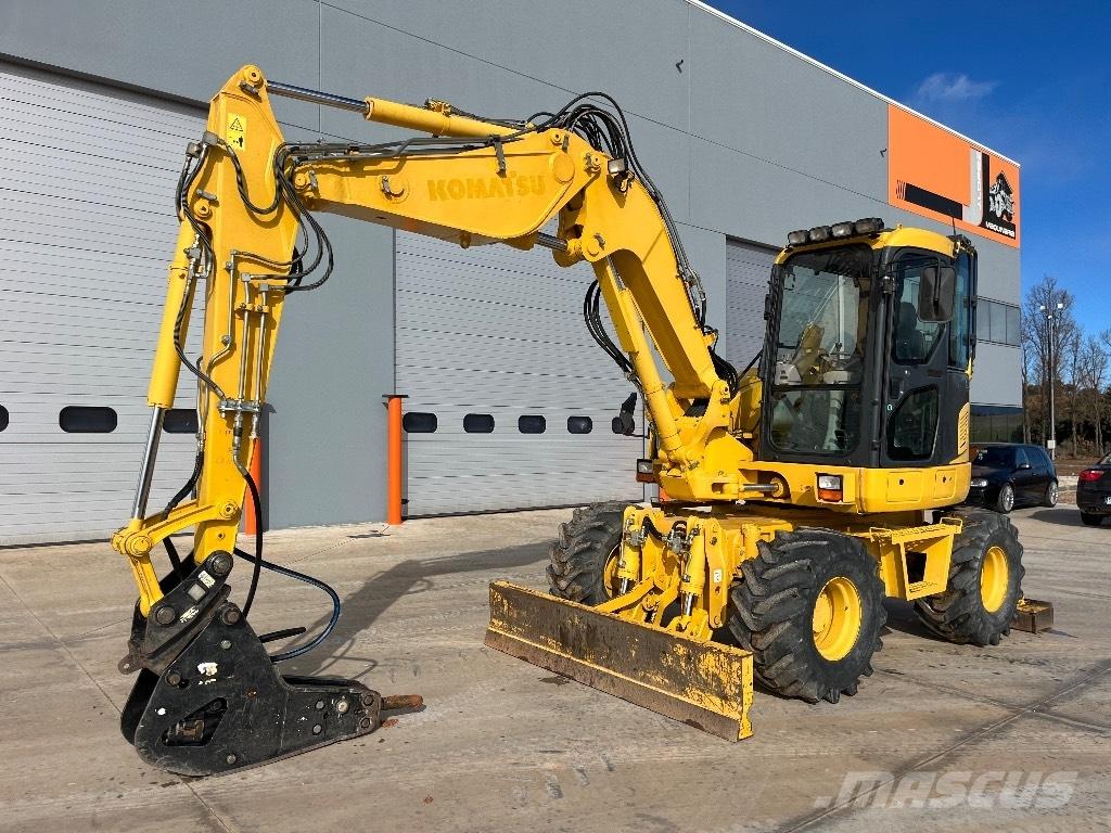 Komatsu PW 98 MR-8 Excavadoras de ruedas