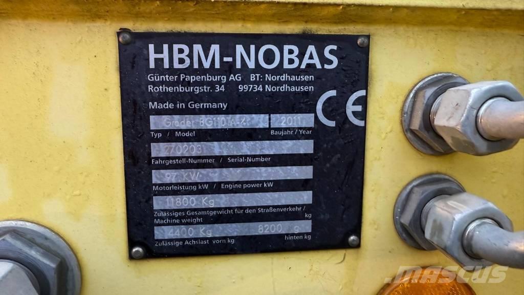 HBM BG 110 TA-4 Niveladoras