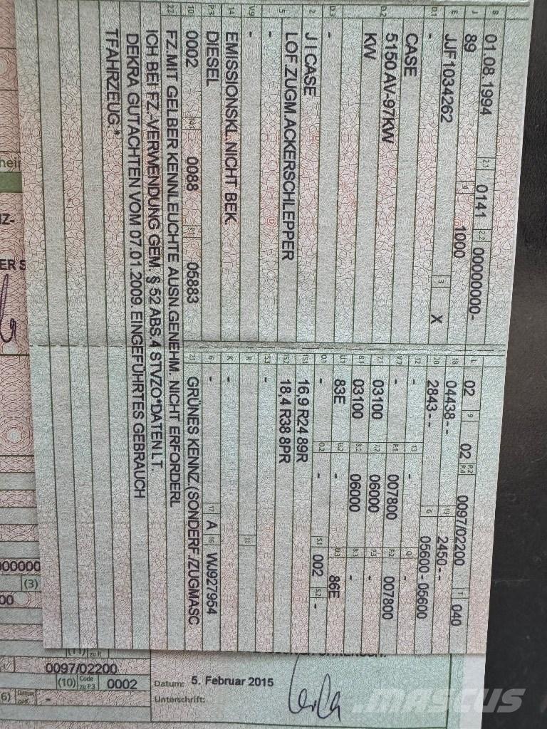 CASE 5150 Maxum Tractores