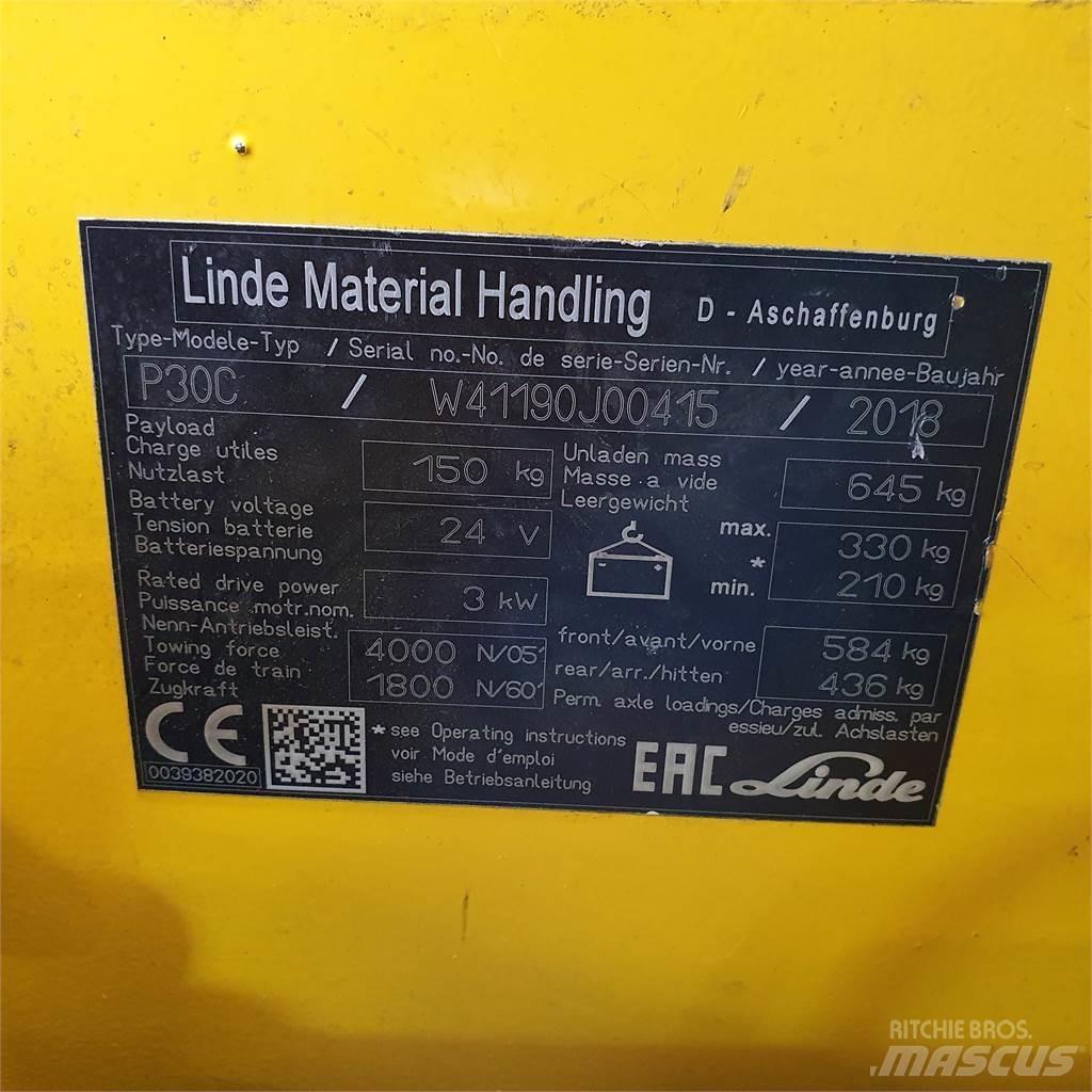 Linde P30C Camiones con grúa