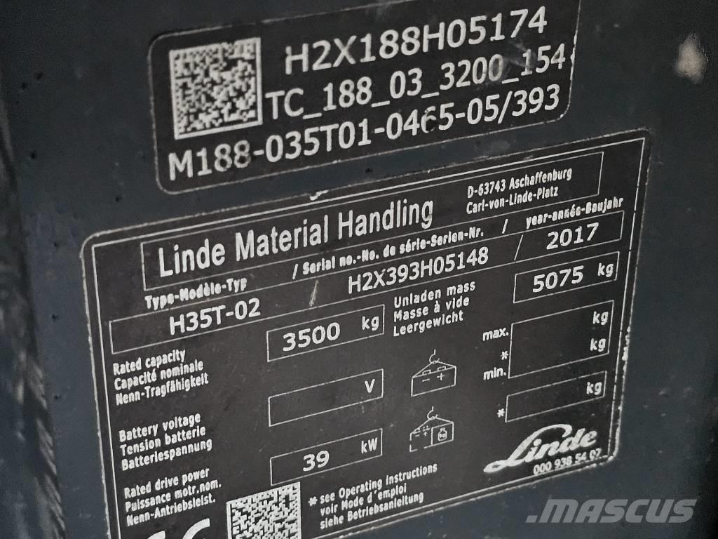 Linde H35T-02 Camiones LPG