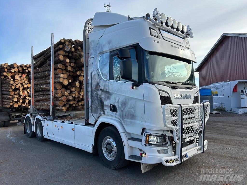 Scania R 650 Transportes de madera