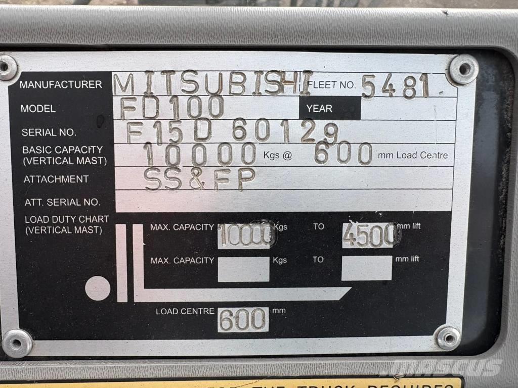 Mitsubishi FD 100 Camiones diesel