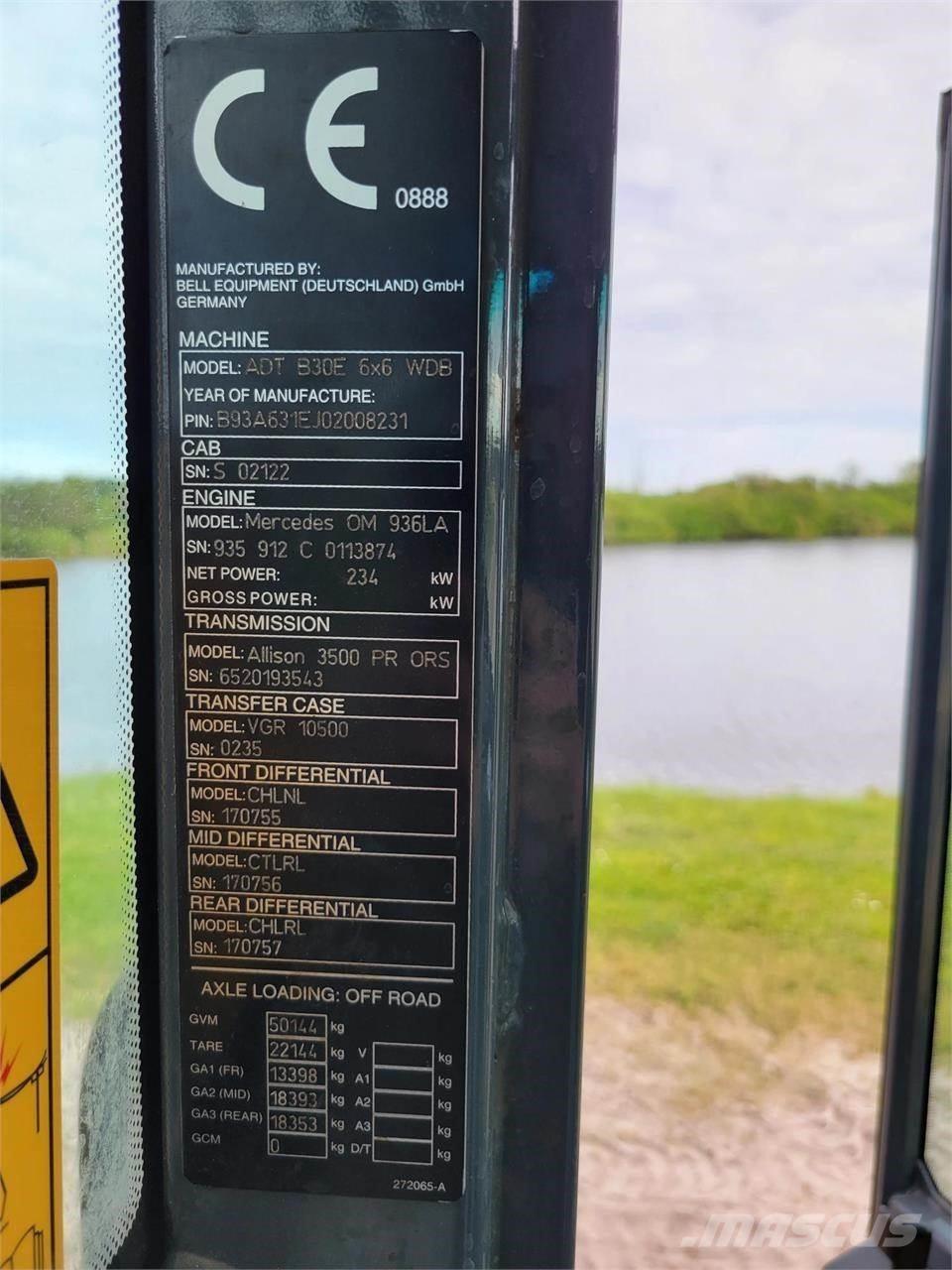 Bell B30E Camiones articulados