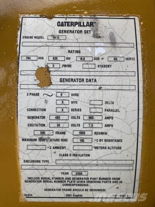 CAT 635 KW Otros Generadores