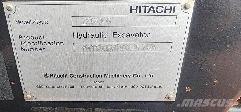 Hitachi ZX120-6 Excavadoras sobre orugas