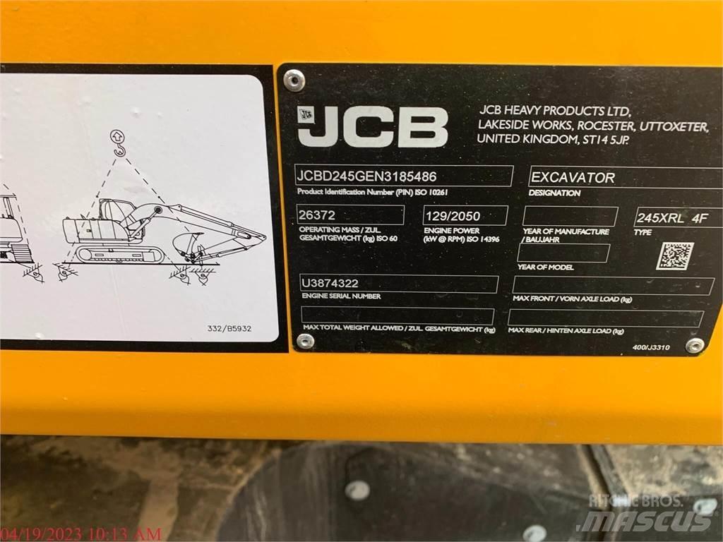 JCB 245XR Excavadoras sobre orugas