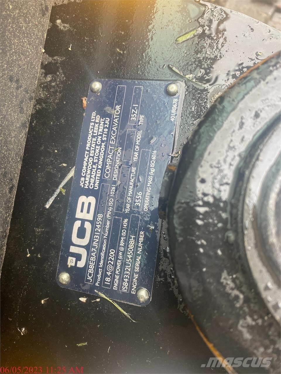 JCB 35Z-1 Miniexcavadoras