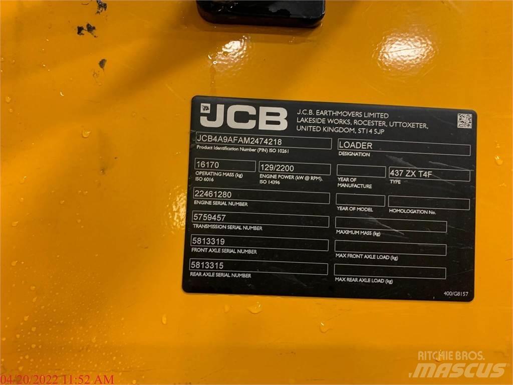 JCB 437ZX Cargadoras sobre ruedas