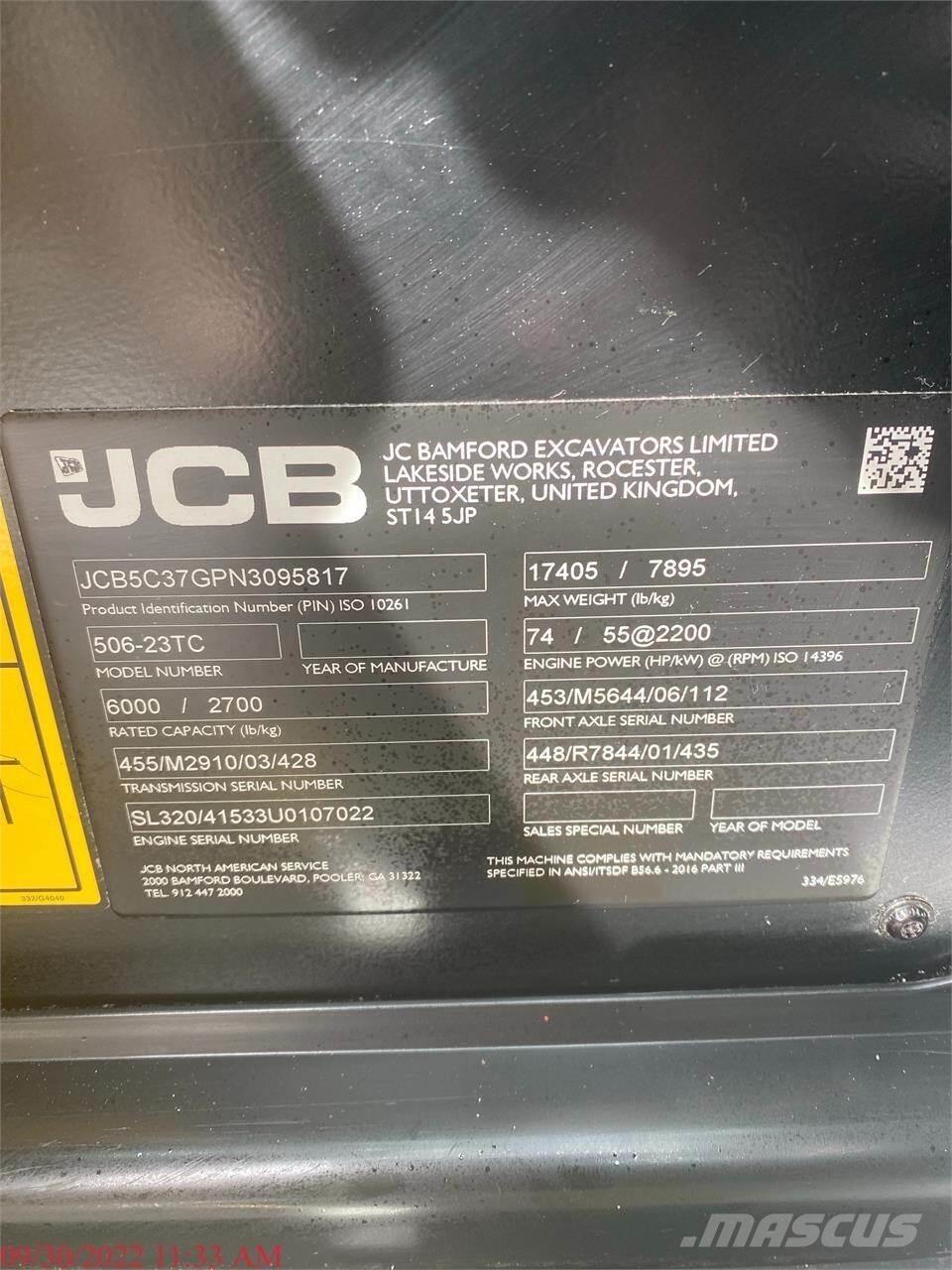 JCB 506-23TC Carretillas telescópicas