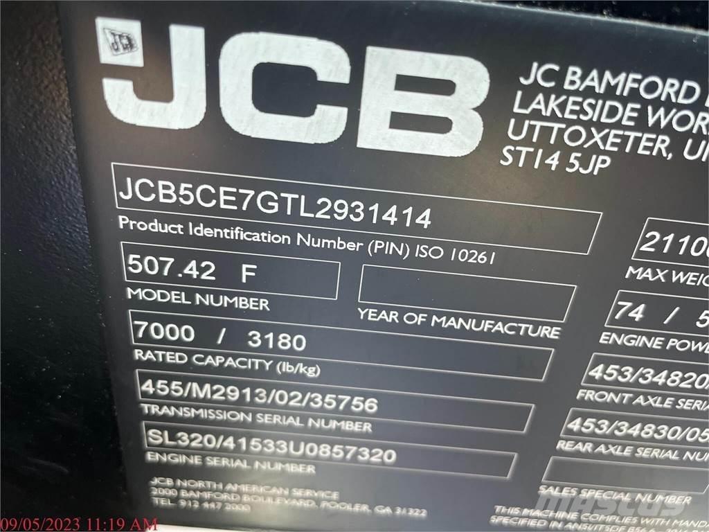 JCB 507-42 Carretillas telescópicas