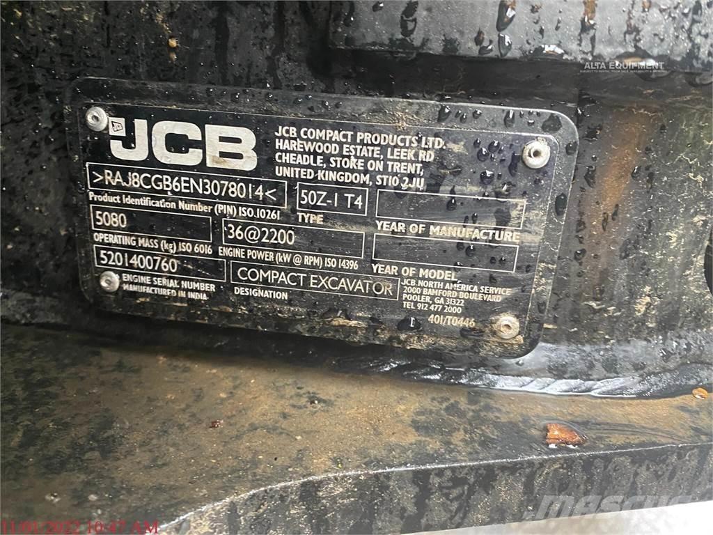 JCB 50Z-1 Miniexcavadoras