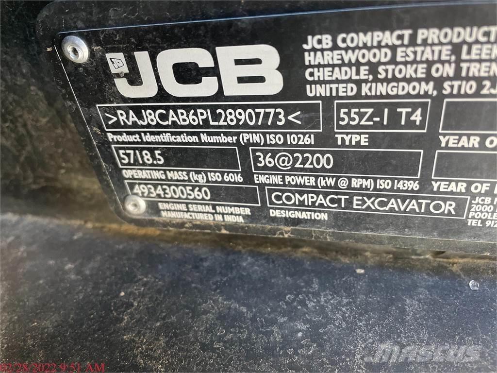 JCB 55Z-1 Miniexcavadoras