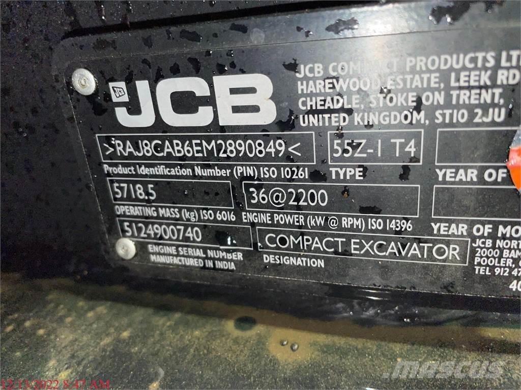 JCB 55Z-1 Miniexcavadoras