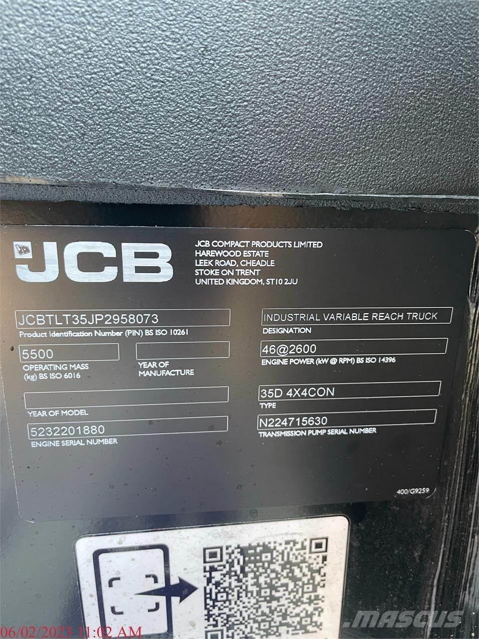 JCB 77-52D Carretillas telescópicas