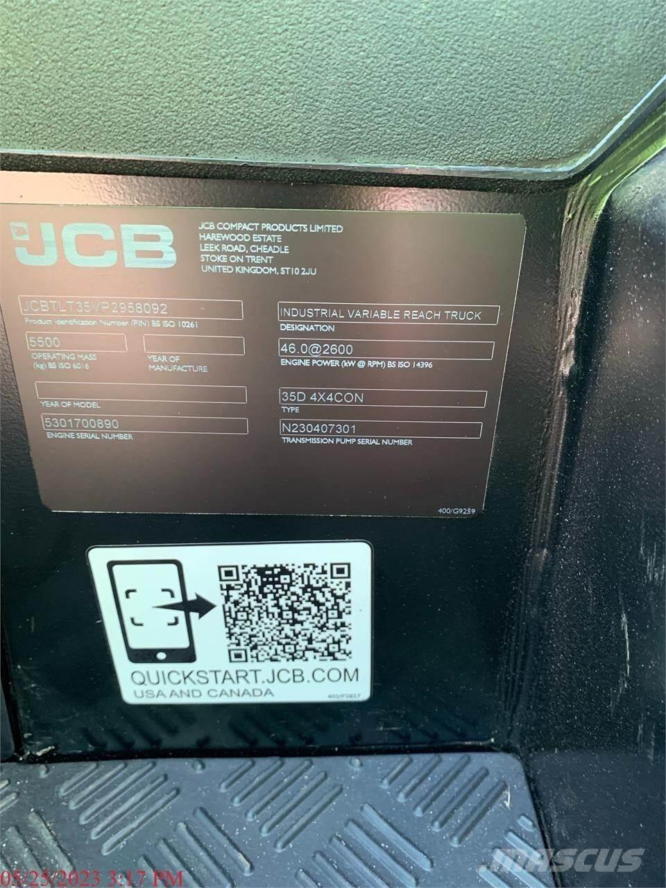 JCB 77-52D Carretillas telescópicas