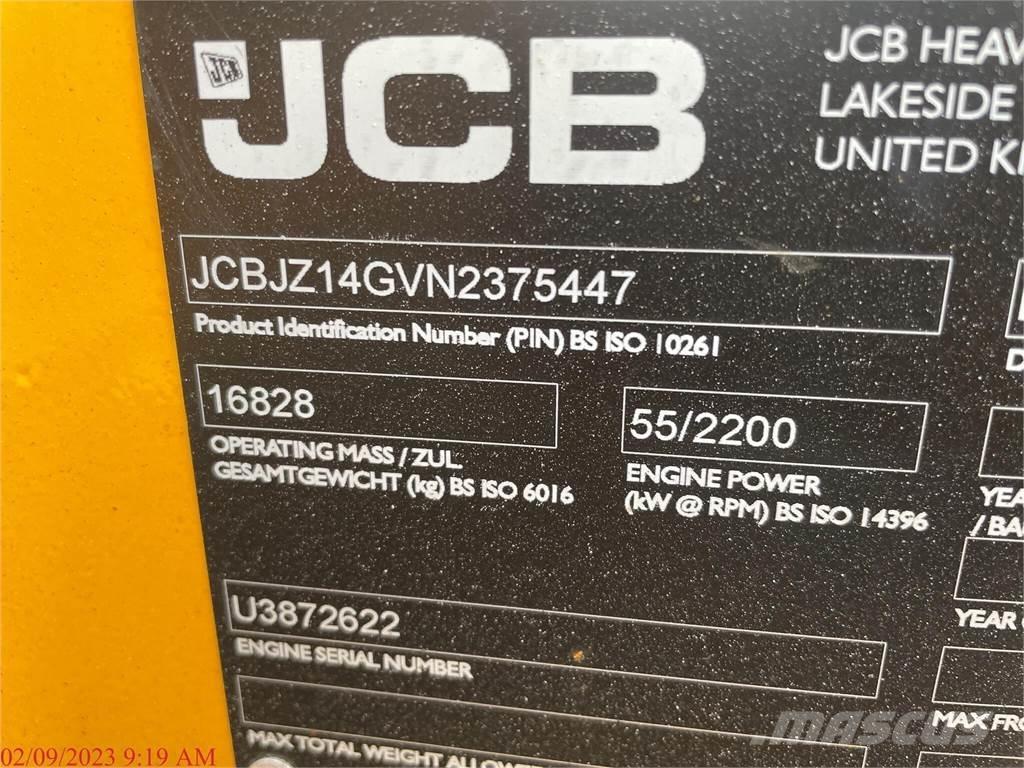 JCB JZ141 LC Excavadoras sobre orugas