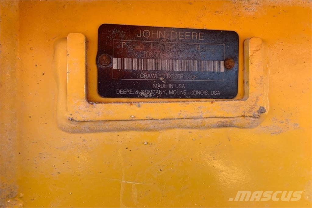 John Deere 650K Buldozer sobre oruga
