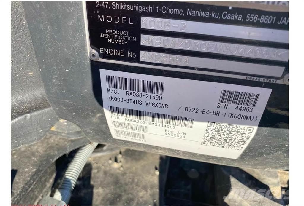 Kubota K008 Miniexcavadoras