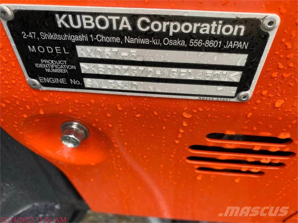 Kubota KX057-5 Excavadoras sobre orugas