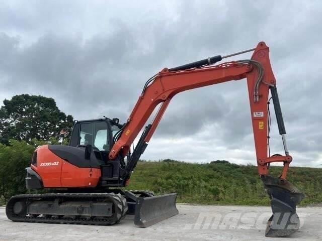 Kubota KX080-4A Excavadoras sobre orugas