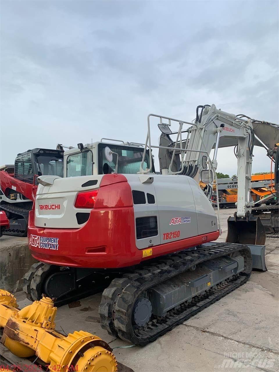 Takeuchi TB2150 Excavadoras sobre orugas