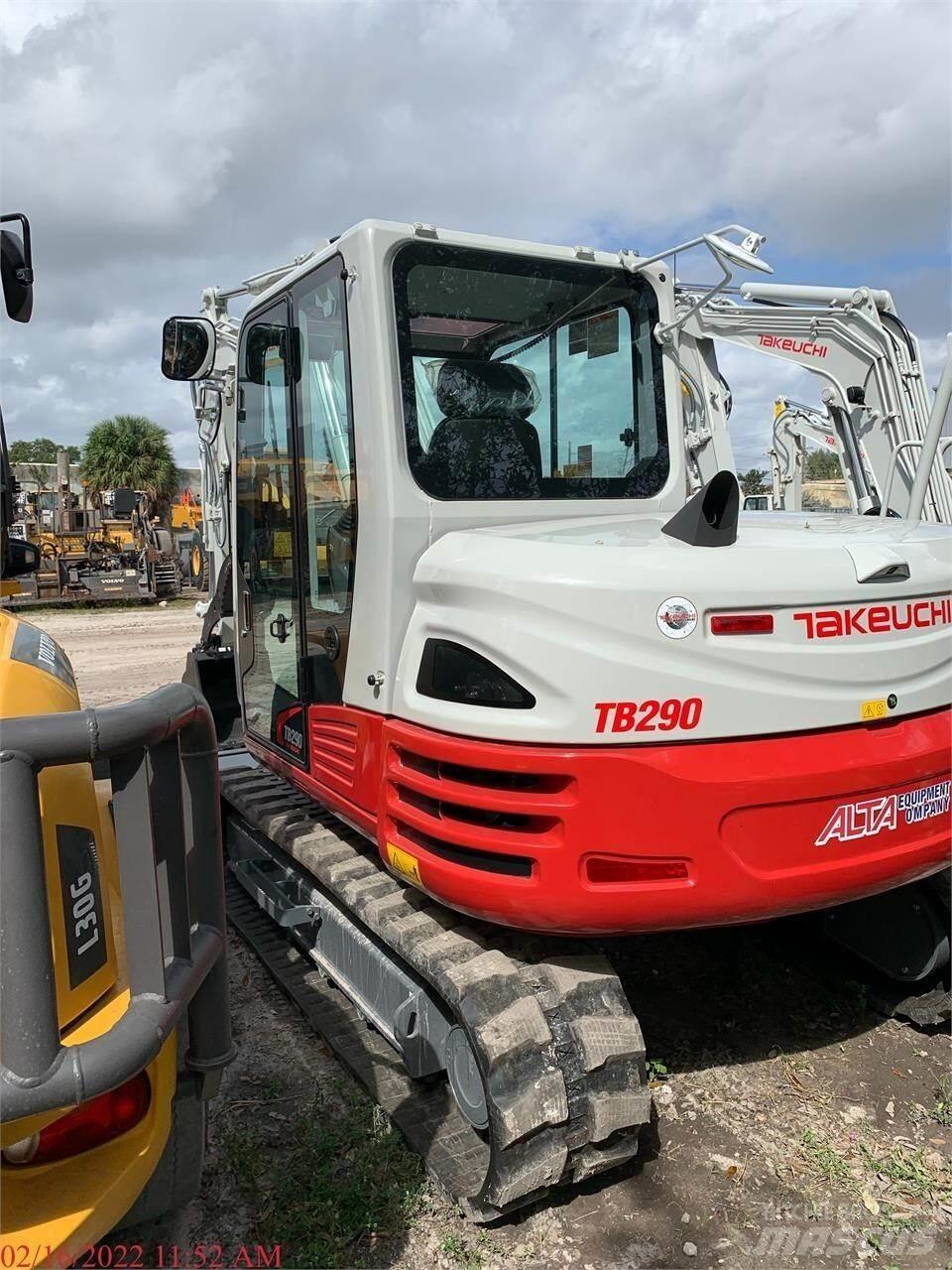 Takeuchi TB290 Excavadoras sobre orugas