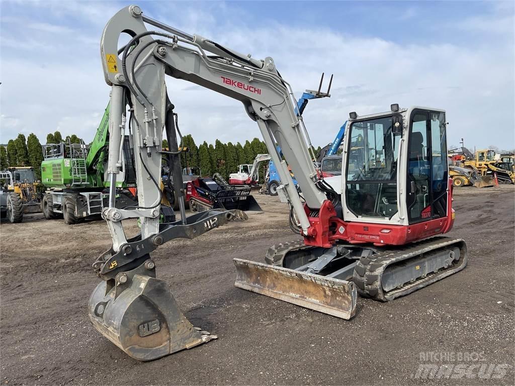 Takeuchi TB370 Excavadoras sobre orugas