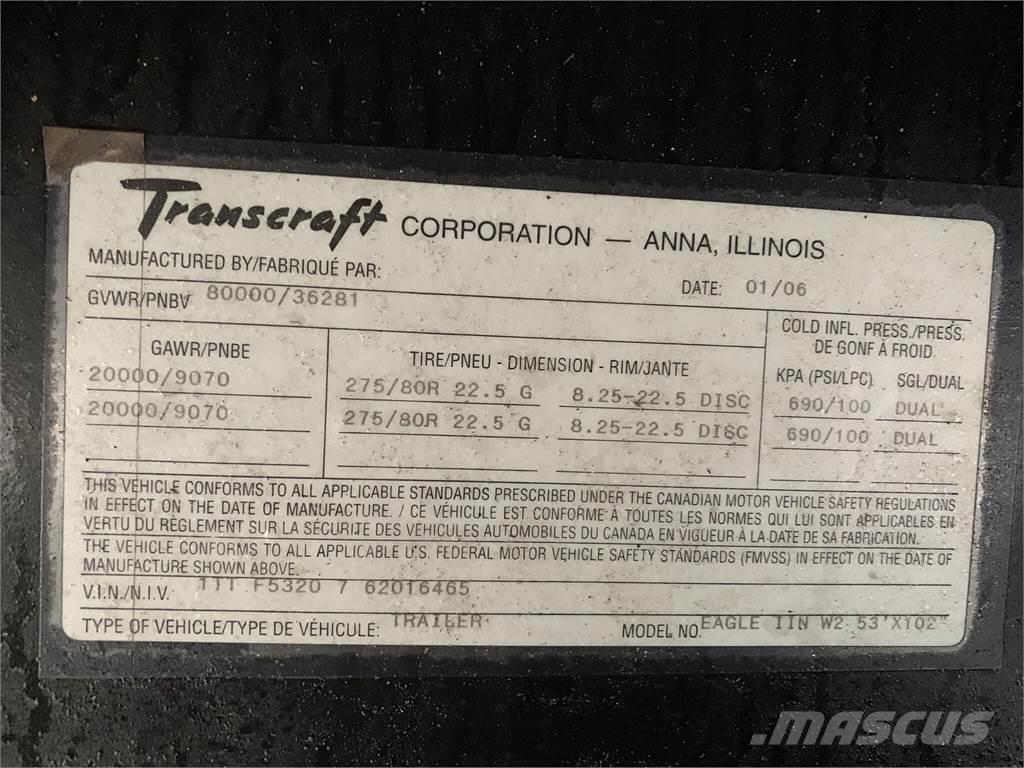 Transcraft  Remolques de cama baja