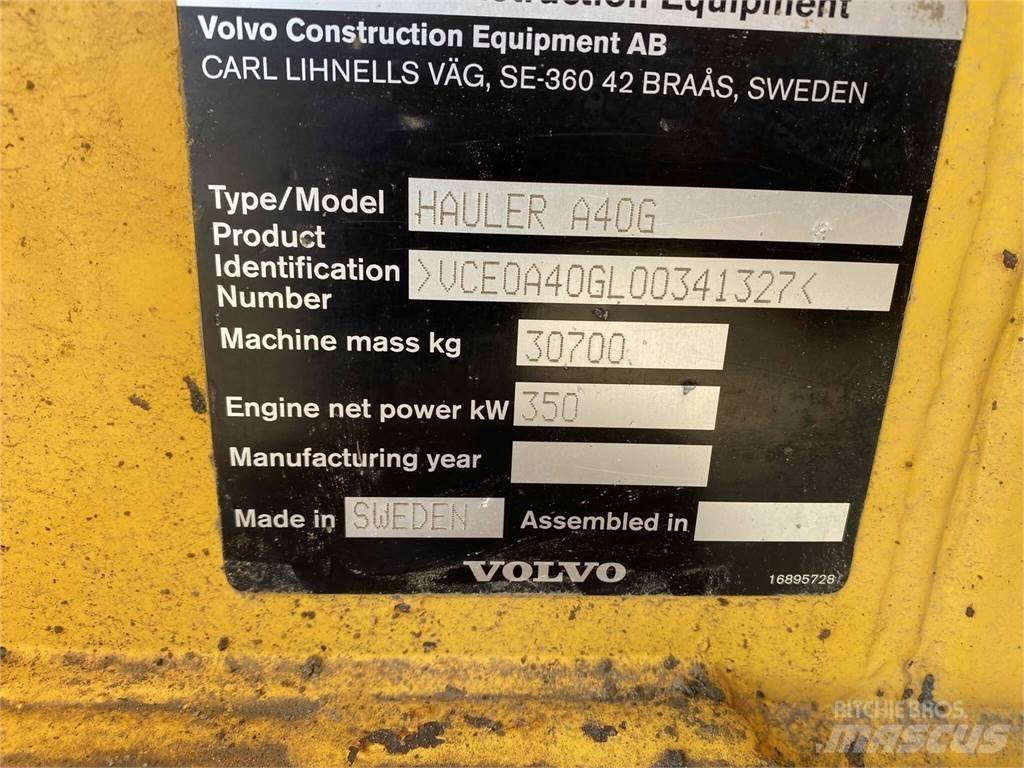 Volvo A40G Camiones articulados