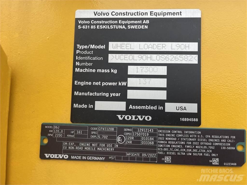 Volvo L90H Cargadoras sobre ruedas