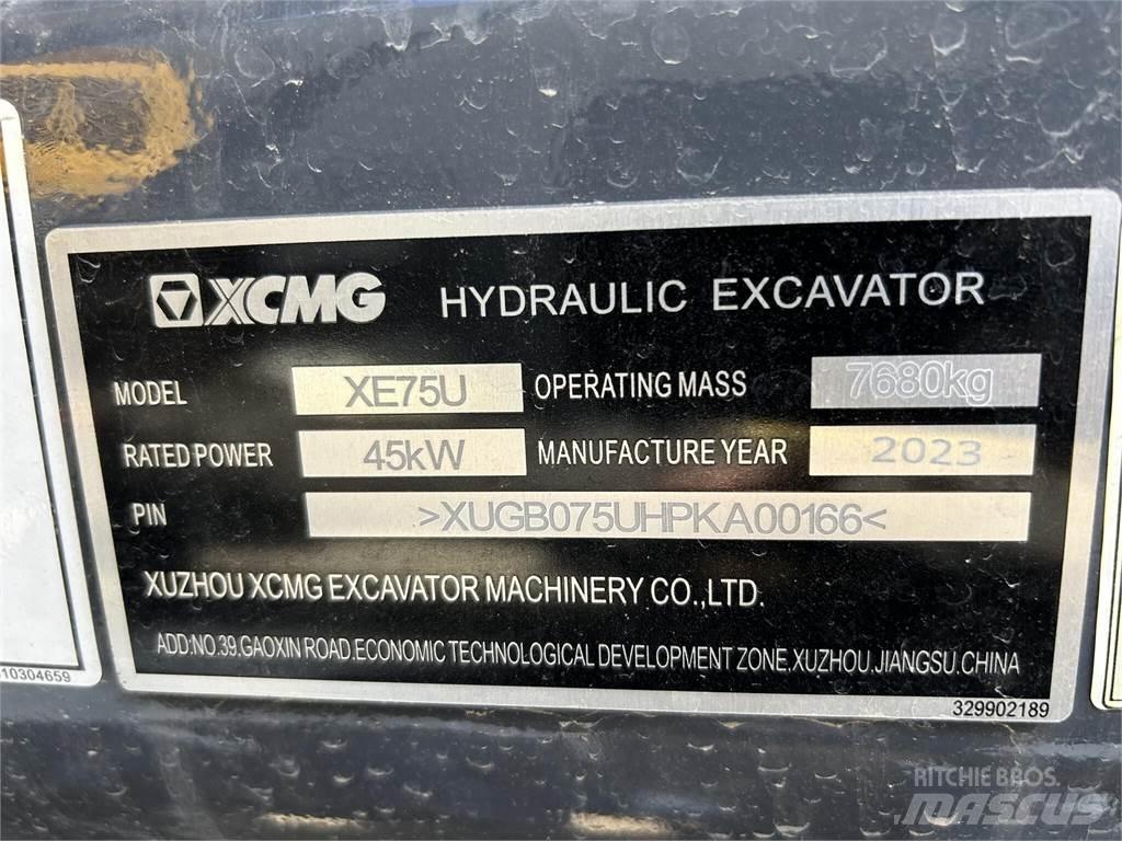 XCMG XE75U Excavadoras sobre orugas