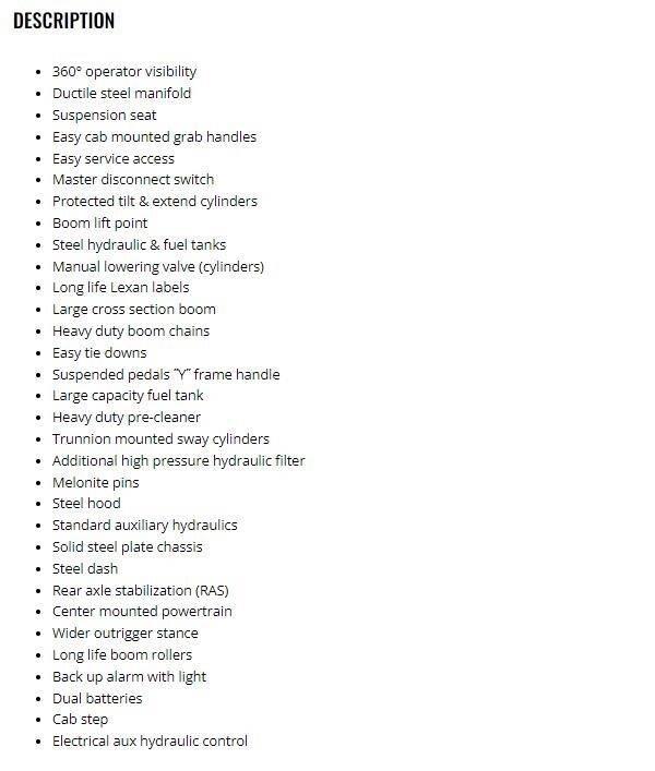 Xtreme MFG XR1285-B Carretillas telescópicas