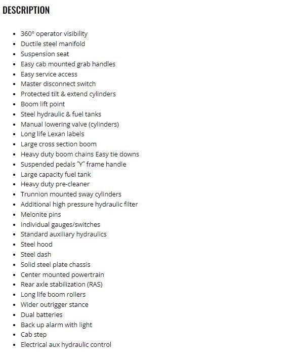 Xtreme MFG XR1547-C Carretillas telescópicas