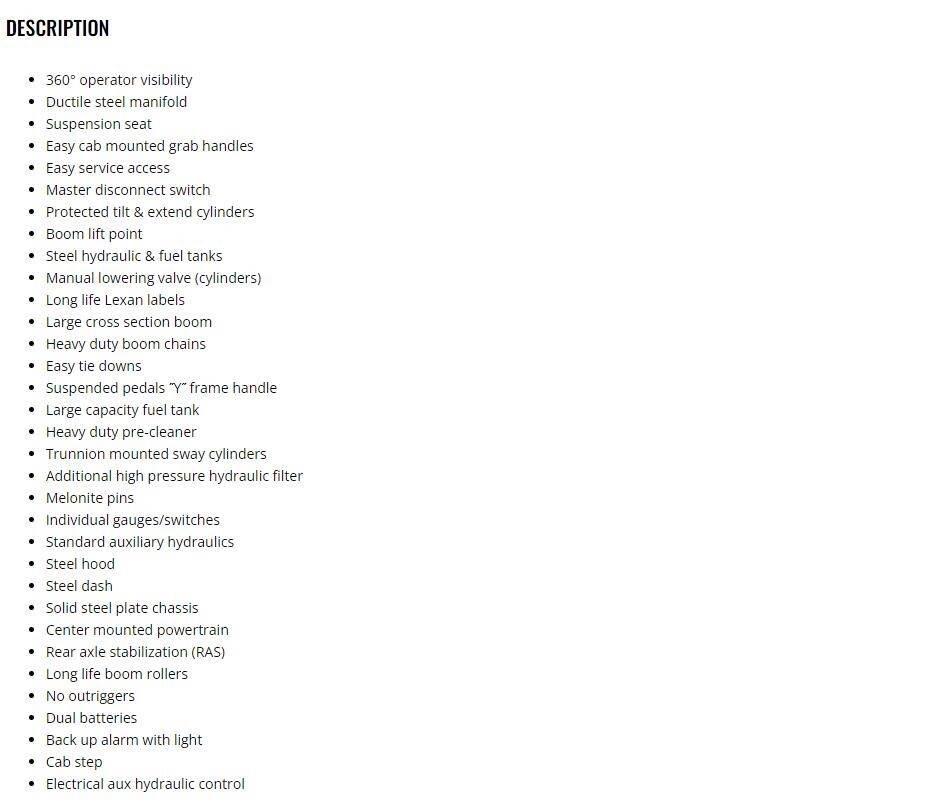 Xtreme MFG XR1734-C Carretillas telescópicas