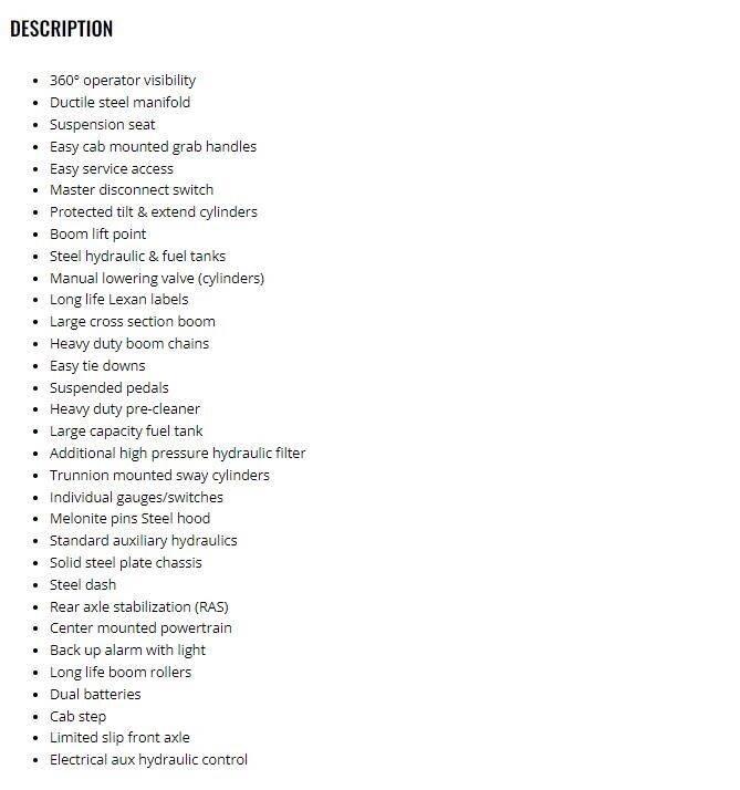 Xtreme MFG XR843-B Carretillas telescópicas