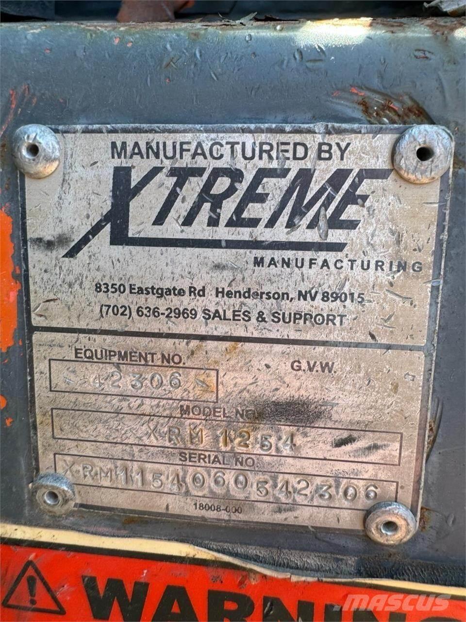 Xtreme MFG XRM1254 Carretillas telescópicas