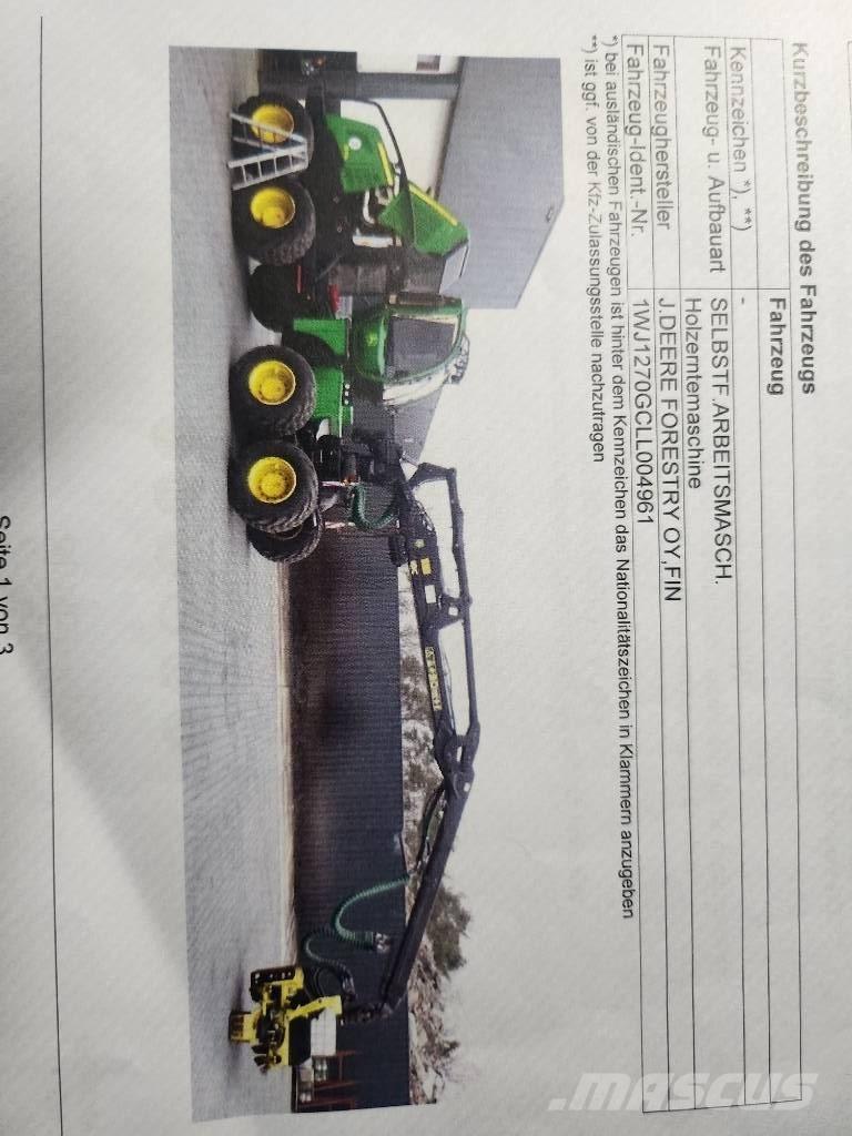 John Deere 1270 G Cosechadoras