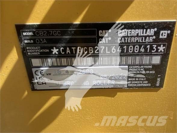 CAT CB2.7 GC Rodillos de un solo tambor