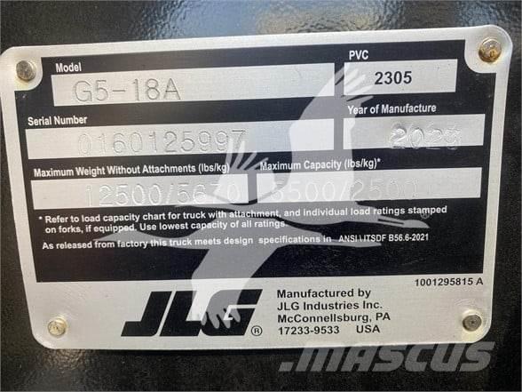 JLG G5-18A Carretillas telescópicas