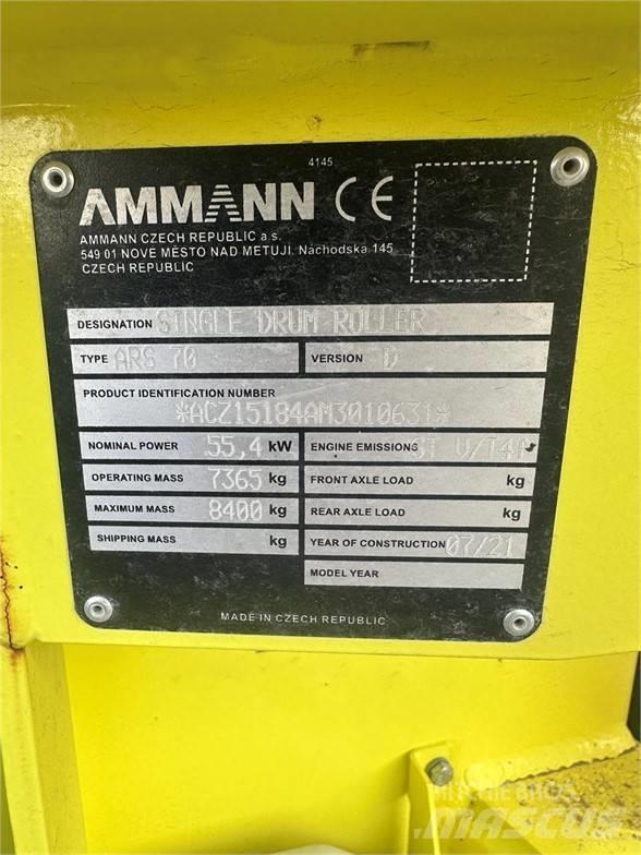 Ammann ARS70 Rodillos de un solo tambor